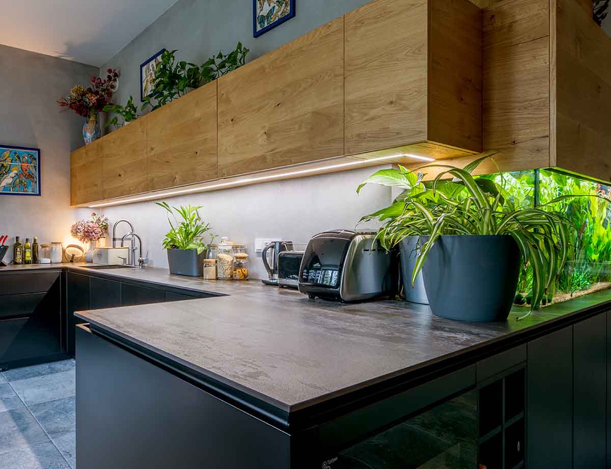 Pracovní kuchyňské desky z keramiky