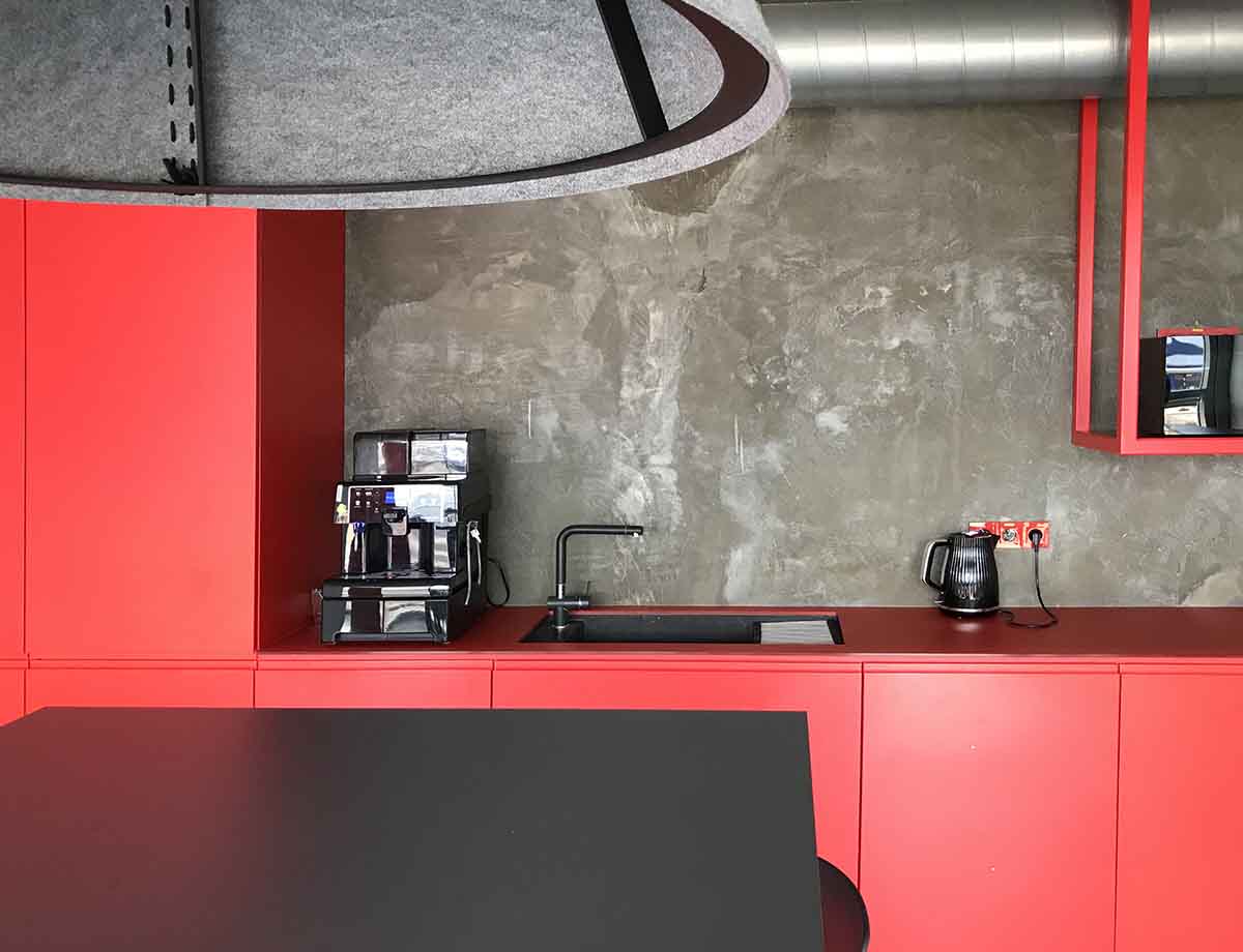 Skleněná pracovní kuchyňská deska